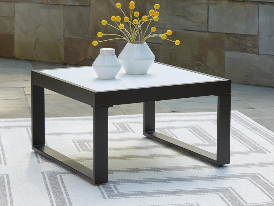 Signature Design Black/Gray Square Cocktail Table