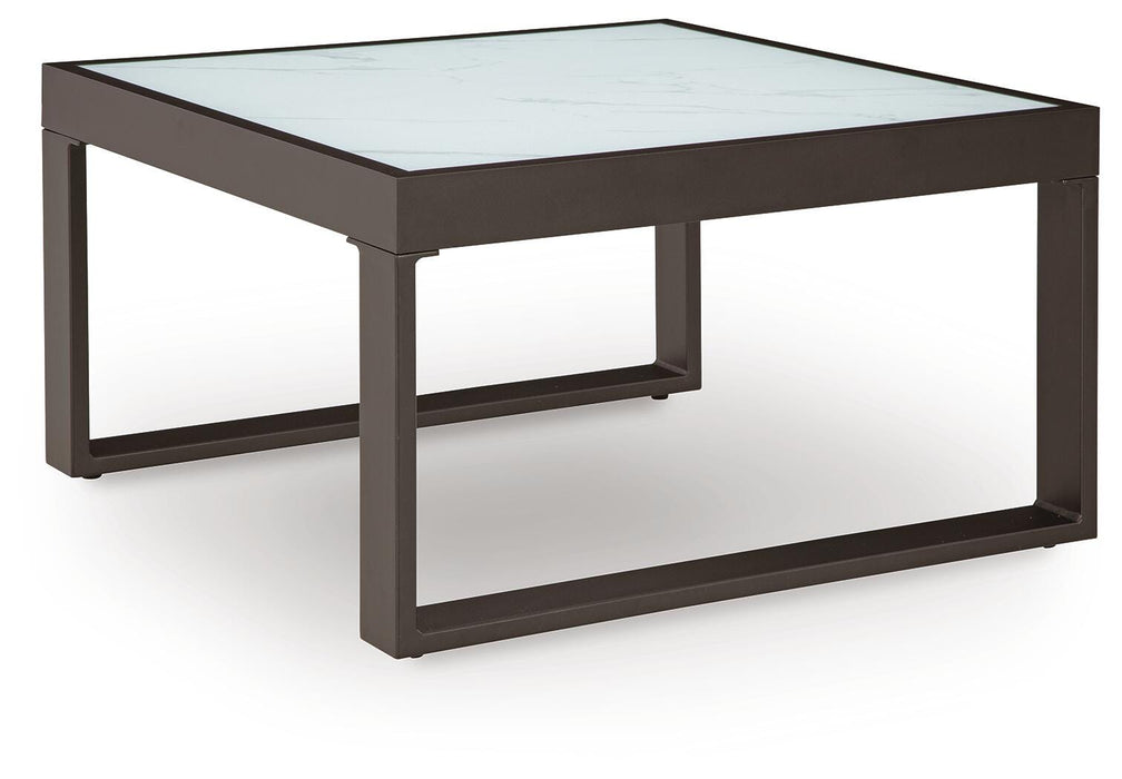 Signature Design Black/Gray Square Cocktail Table