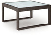 Signature Design Black/Gray Square Cocktail Table