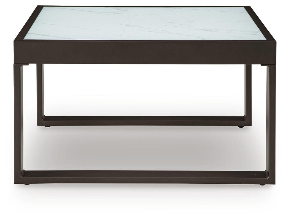 Signature Design Black/Gray Square Cocktail Table