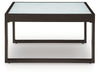 Signature Design Black/Gray Square Cocktail Table