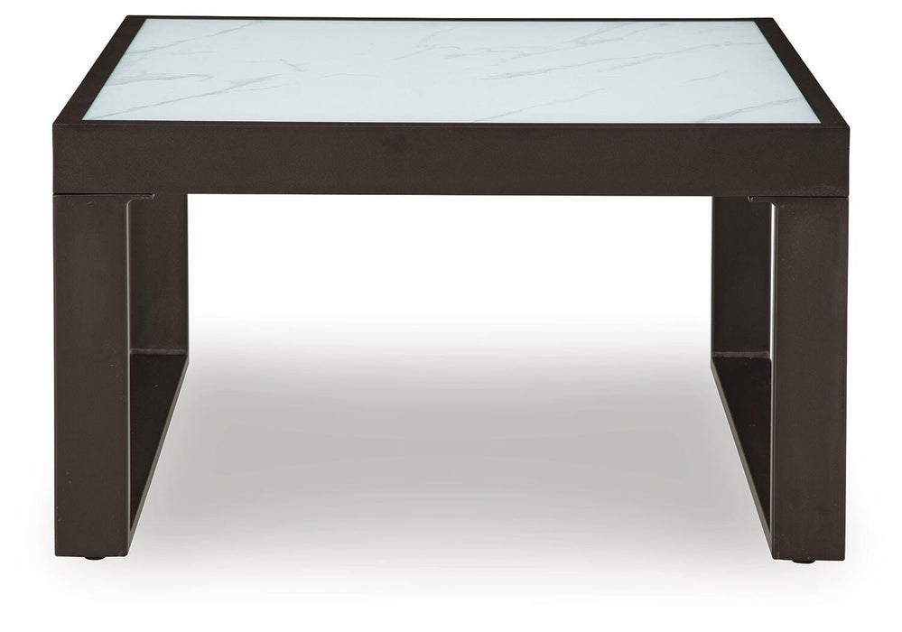 Signature Design Black/Gray Square Cocktail Table