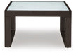 Signature Design Black/Gray Square Cocktail Table