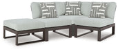 Signature Design Black/Gray 4-Piece Outdoor Sectional