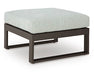 Signature Design Black/Gray Ottoman with Cushion