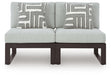 Signature Design Black/Gray 2-Piece Outdoor Sectional