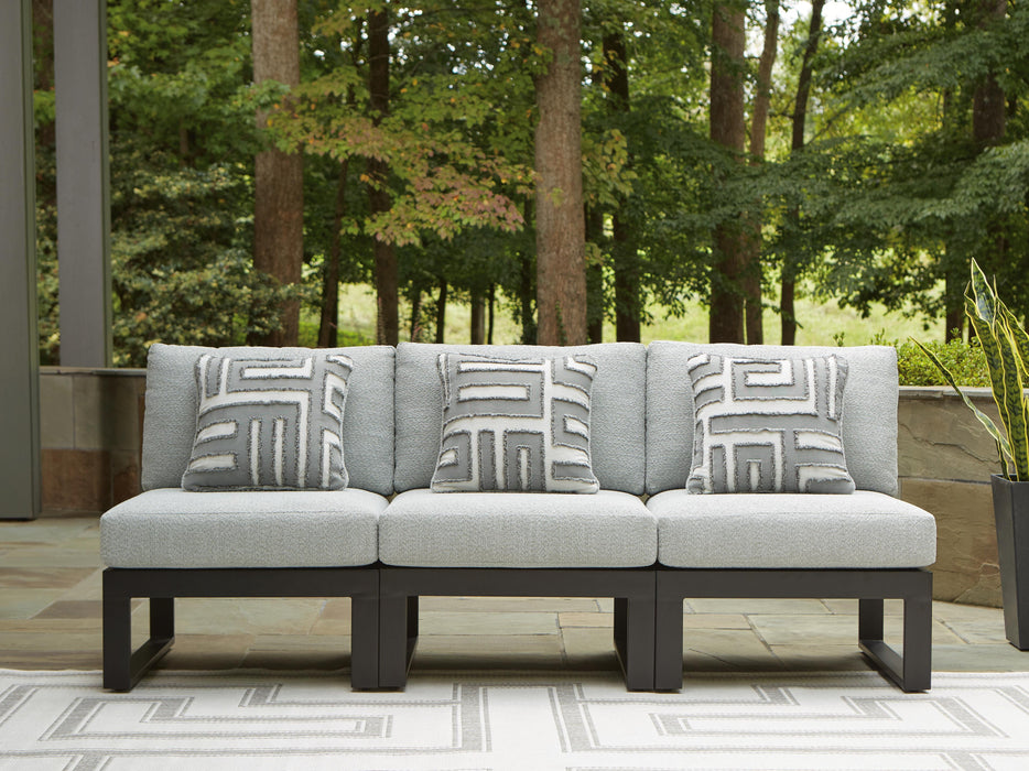 Signature Design Black/Gray 3-Piece Outdoor Sectional