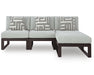 Signature Design Black/Gray 4-Piece Outdoor Sectional