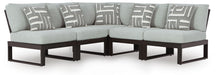 Signature Design Black/Gray 5-Piece Outdoor Sectional