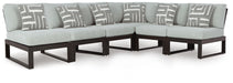 Signature Design Black/Gray 6-Piece Outdoor Sectional