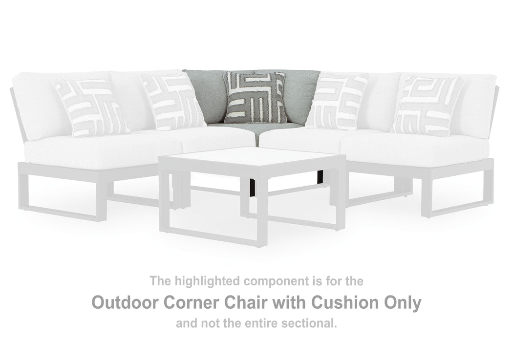 Signature Design Black/Gray 4-Piece Outdoor Sectional