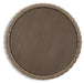 Signature Design Beige Round End Table