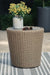 Signature Design Beige Round End Table