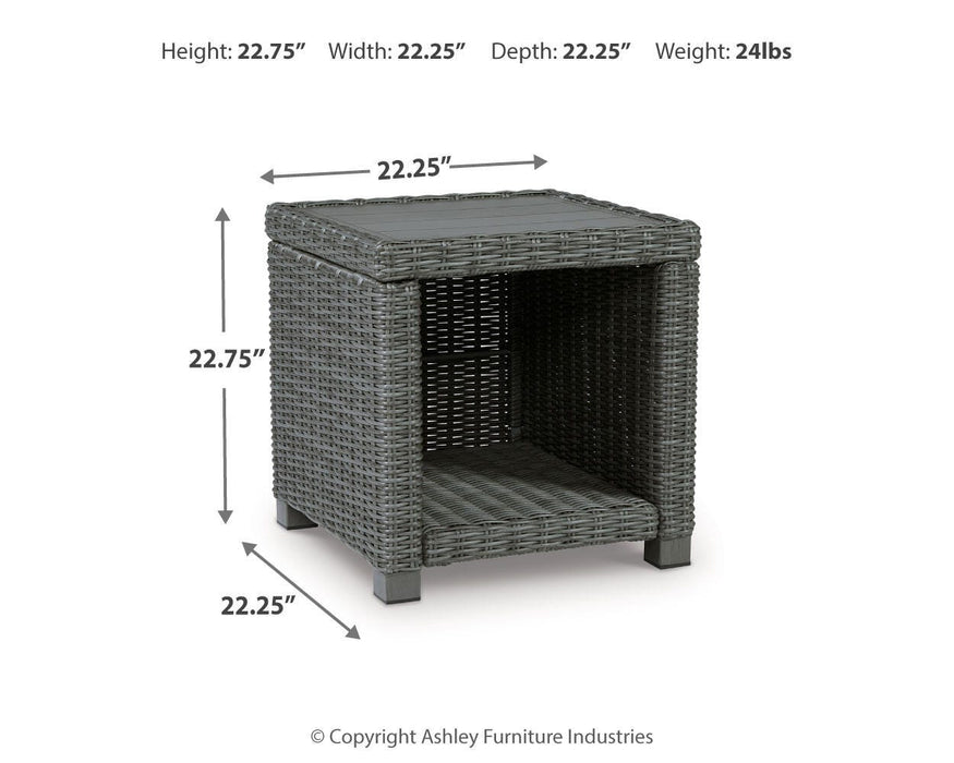 Signature Design Gray Square End Table
