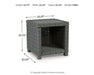 Signature Design Gray Square End Table