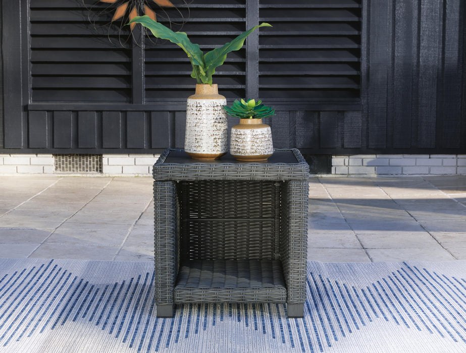 Signature Design Gray Square End Table