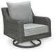 Signature Design Gray Swivel Lounge w/ Cushion