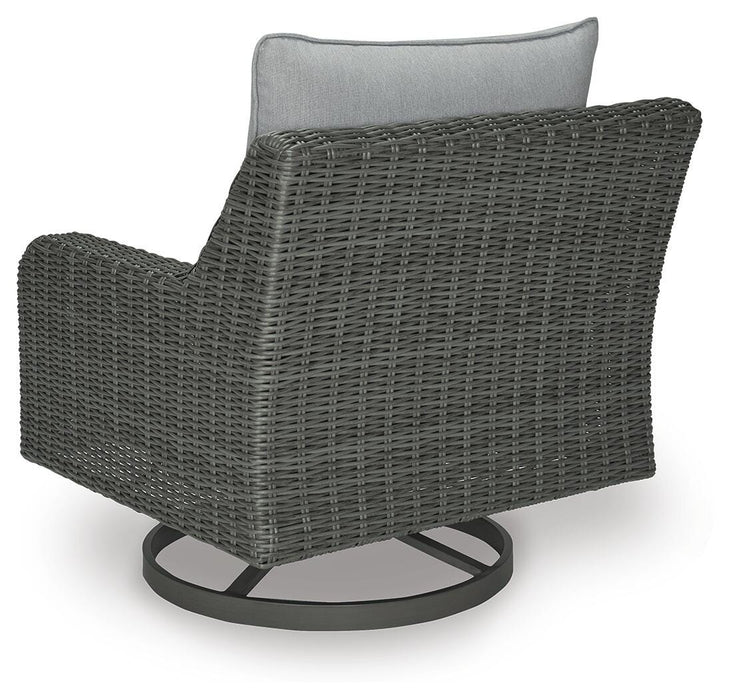 Signature Design Gray Swivel Lounge w/ Cushion