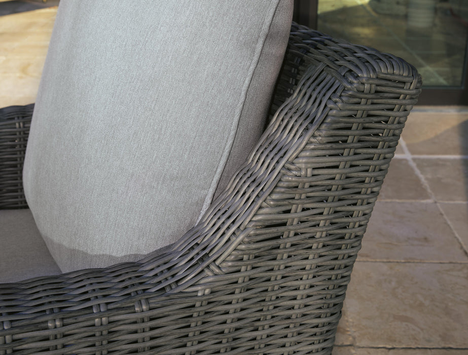 Signature Design Gray Swivel Lounge w/ Cushion