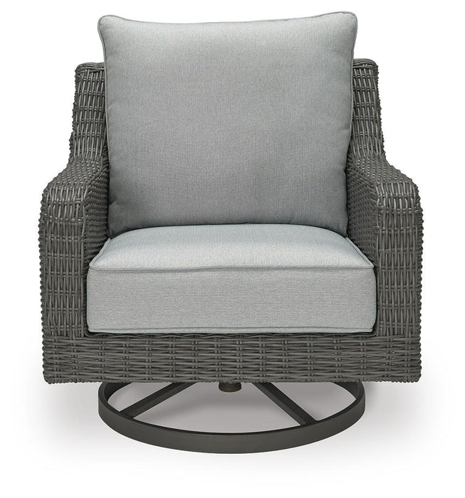 Signature Design Gray Swivel Lounge w/ Cushion