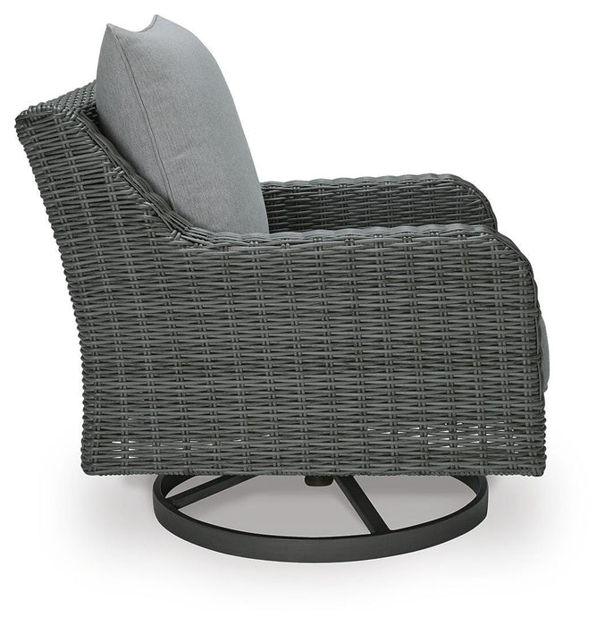 Signature Design Gray Swivel Lounge w/ Cushion
