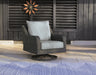 Signature Design Gray Swivel Lounge w/ Cushion