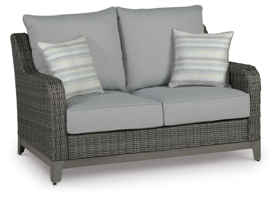 Signature Design Gray Loveseat w/Cushion