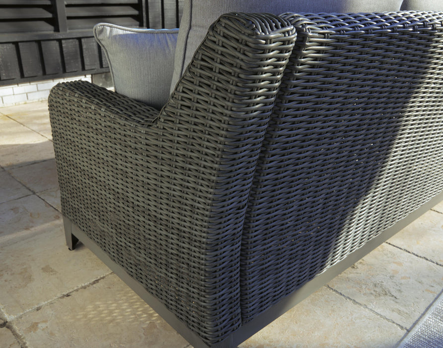 Signature Design Gray Loveseat w/Cushion