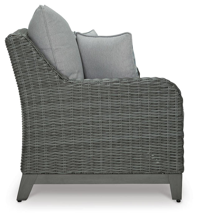 Signature Design Gray Loveseat w/Cushion