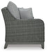 Signature Design Gray Loveseat w/Cushion
