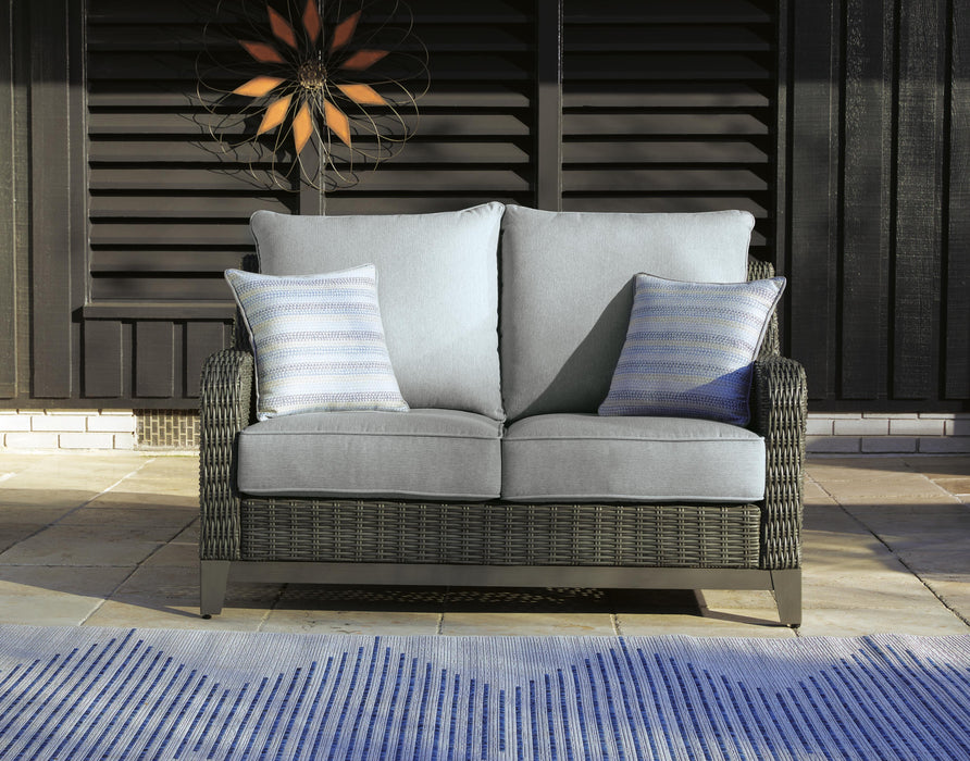 Signature Design Gray Loveseat w/Cushion