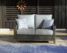 Signature Design Gray Loveseat w/Cushion