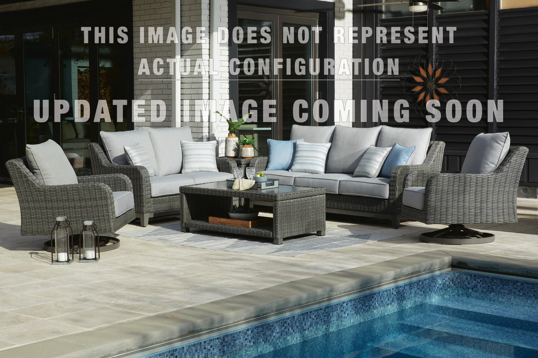 Signature Design Gray Loveseat w/Cushion