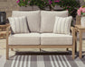 Signature Design Driftwood Loveseat w/Cushion