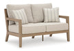 Signature Design Driftwood Loveseat w/Cushion