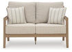 Signature Design Driftwood Loveseat w/Cushion