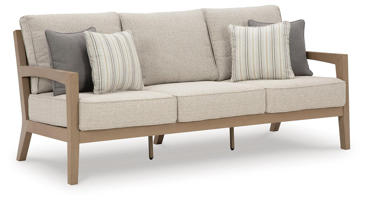 Signature Design Driftwood Sofa with Cushion