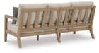 Signature Design Driftwood Sofa with Cushion