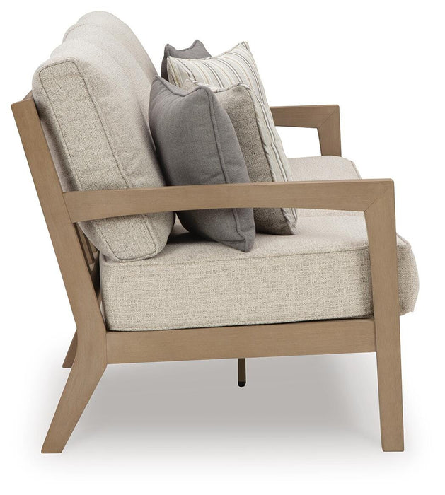 Signature Design Driftwood Sofa with Cushion