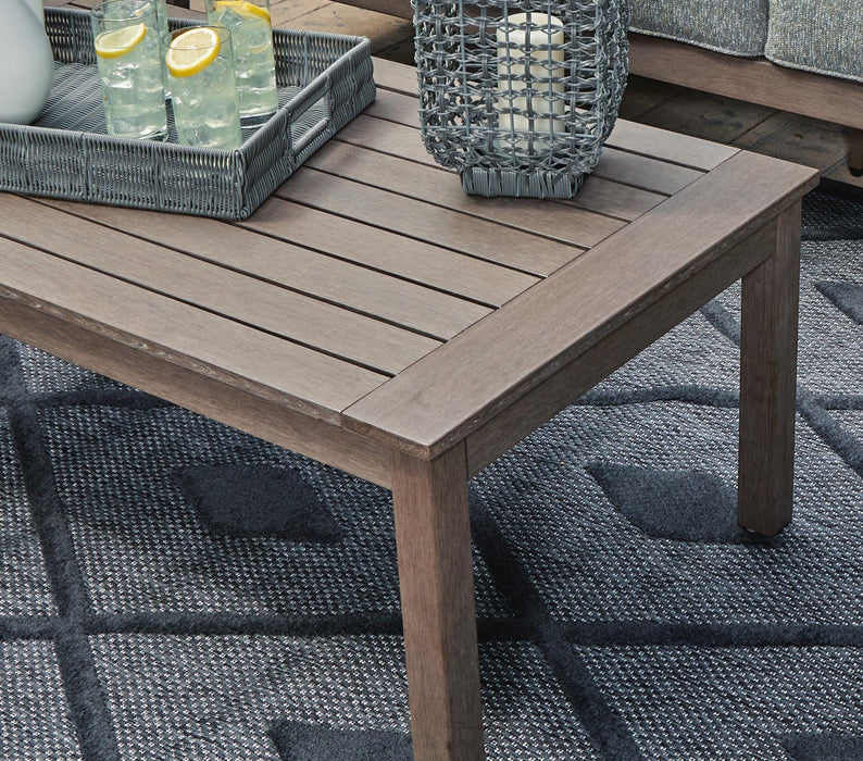 Signature Design Brown Rectangular Cocktail Table
