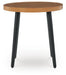 Signature Design Two-tone Brown Round End Table