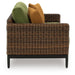 Signature Design Brown/Green Loveseat w/Cushion
