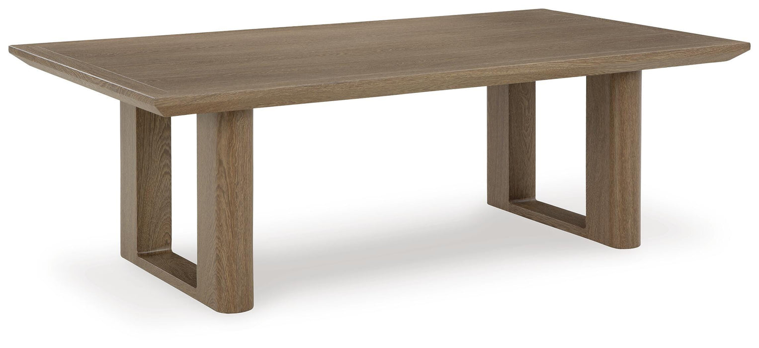Signature Design Dark Brown Rectangular Cocktail Table