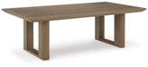 Signature Design Dark Brown Rectangular Cocktail Table