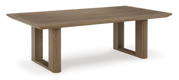 Signature Design Dark Brown Rectangular Cocktail Table