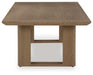 Signature Design Dark Brown Rectangular Cocktail Table
