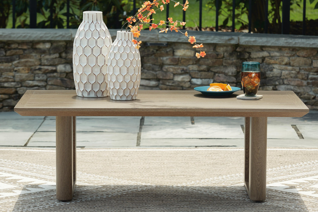 Signature Design Dark Brown Rectangular Cocktail Table