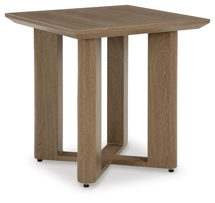 Signature Design Dark Brown Square End Table