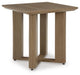 Signature Design Dark Brown Square End Table