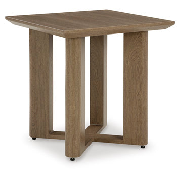 Signature Design Dark Brown Square End Table